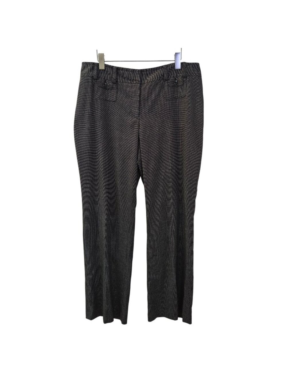 Ann Taylor Lindsay Curvy Dot Print Trouser Pants Size 14